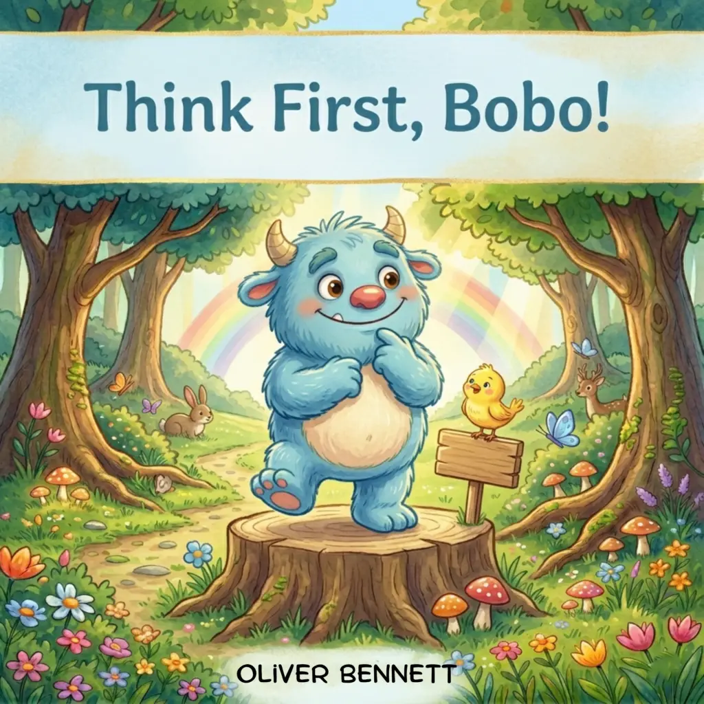 Free kids E-books - Think First, Bobo!