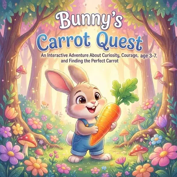 Home Bunny's Carrot Quest children's picture book cover