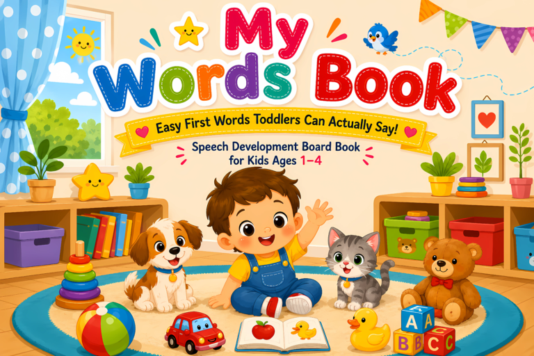 My Words Book free kids picture book cover