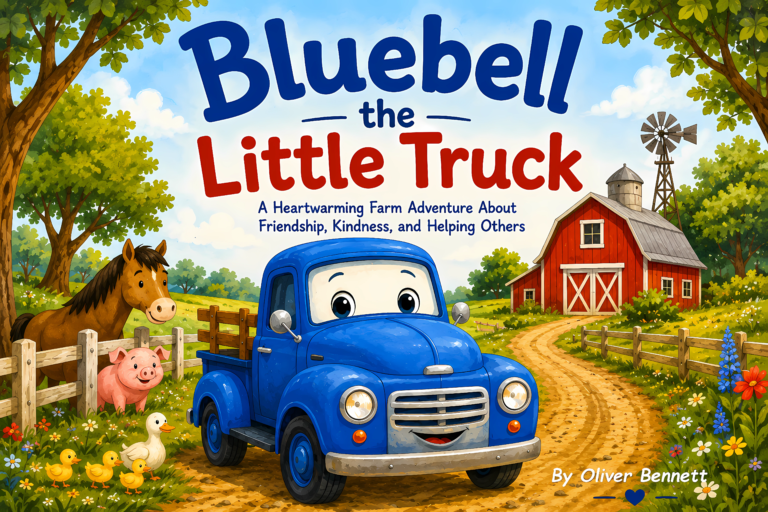 Bluebell the Little Truck free kids picture book cover