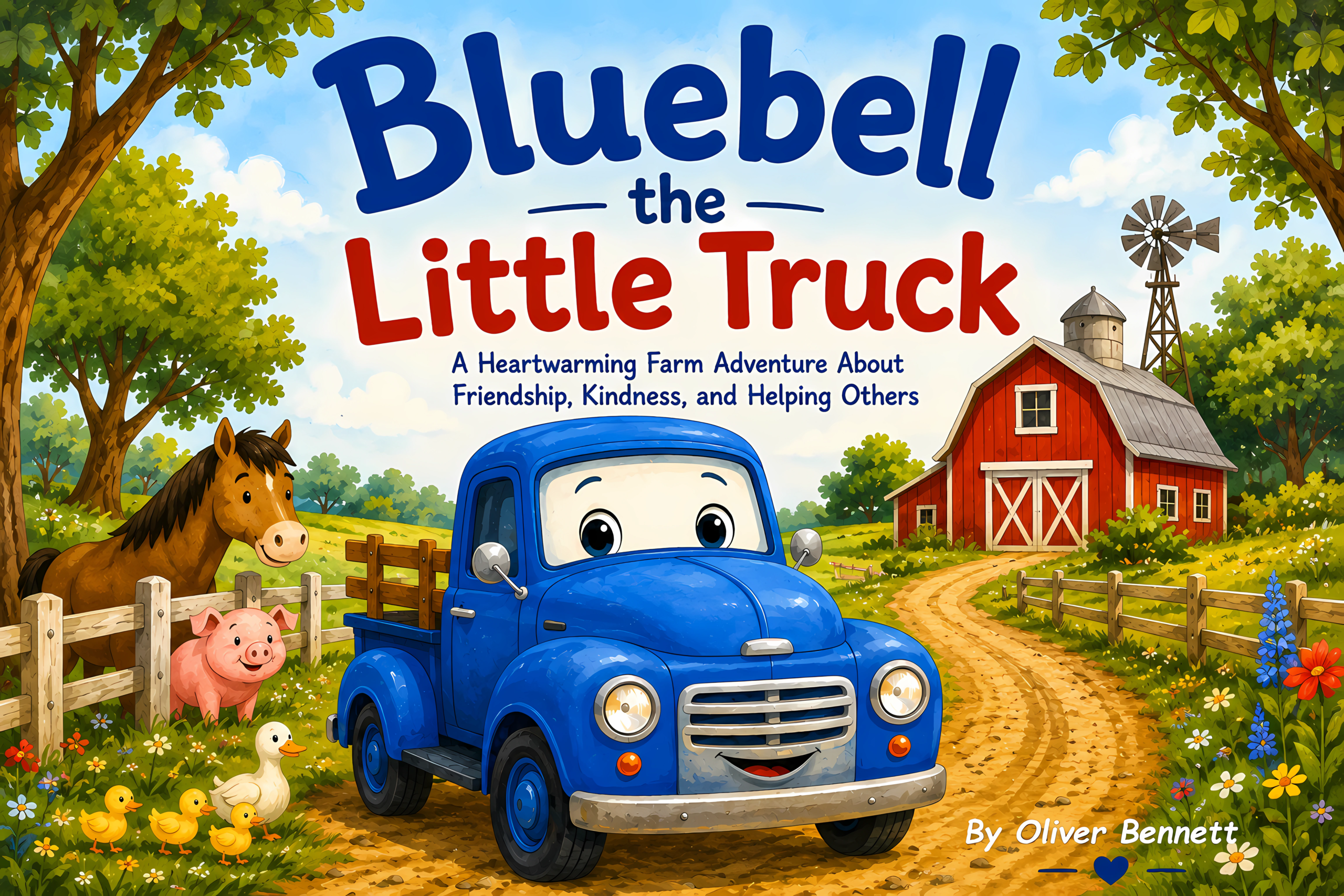 Bluebell the Little Truck free kids picture book cover