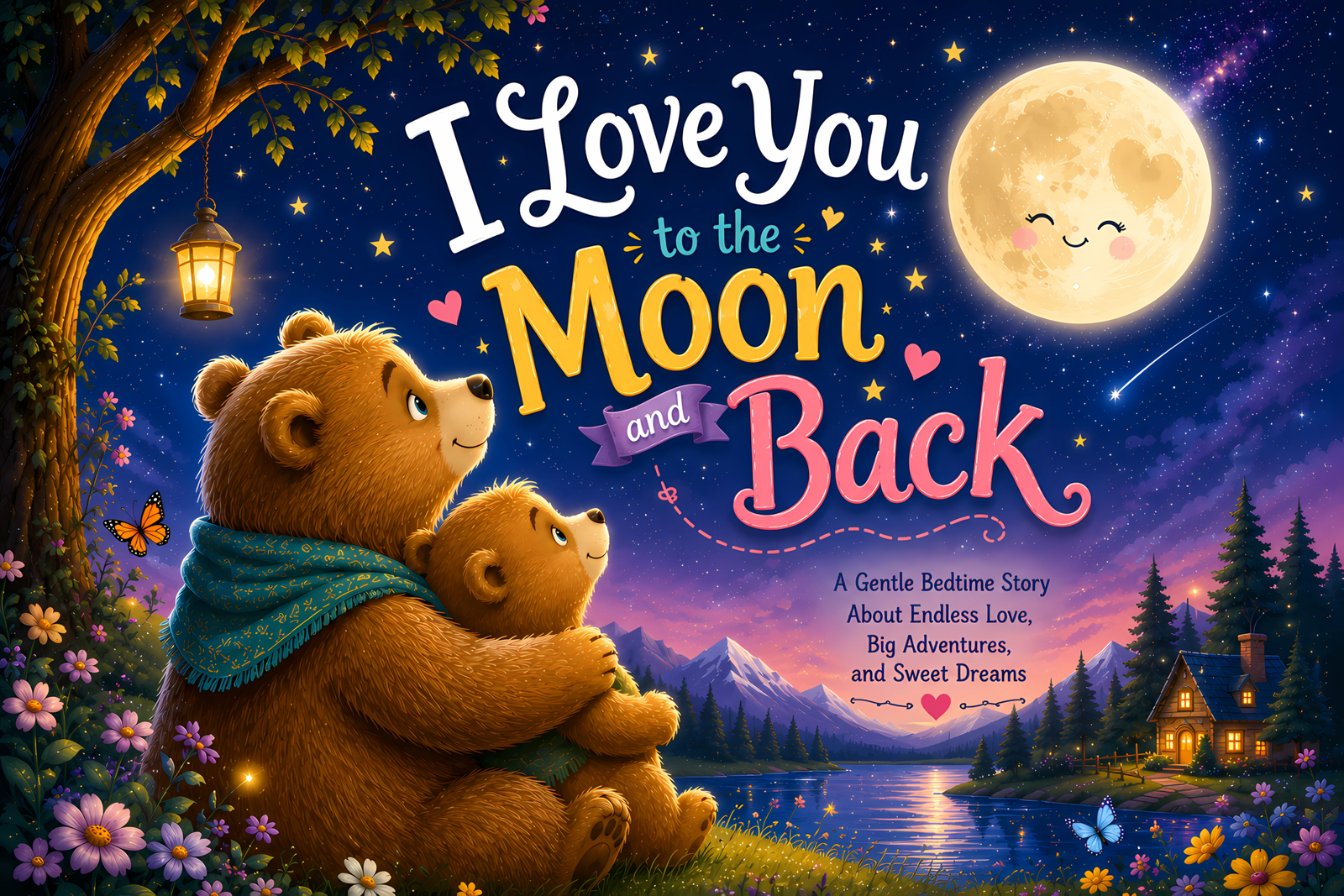 I Love You to the Moon and Back free kids picture book cover