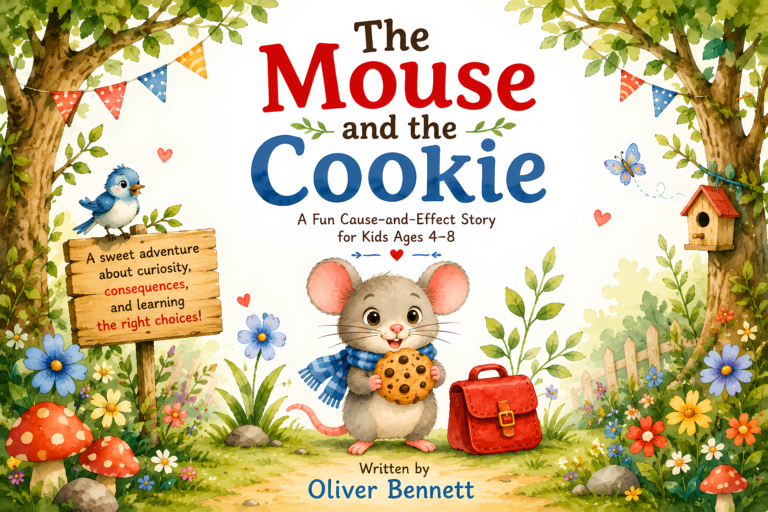 The Mouse and the Cookie free kids picture book cover