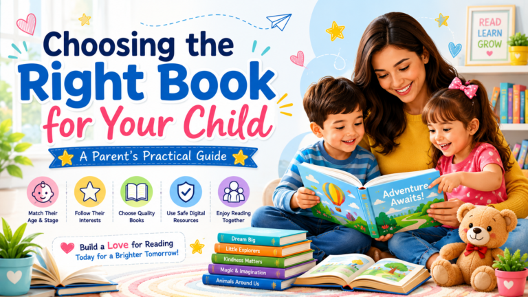 Free kids E-books - Choosing the Right Book for Your Child