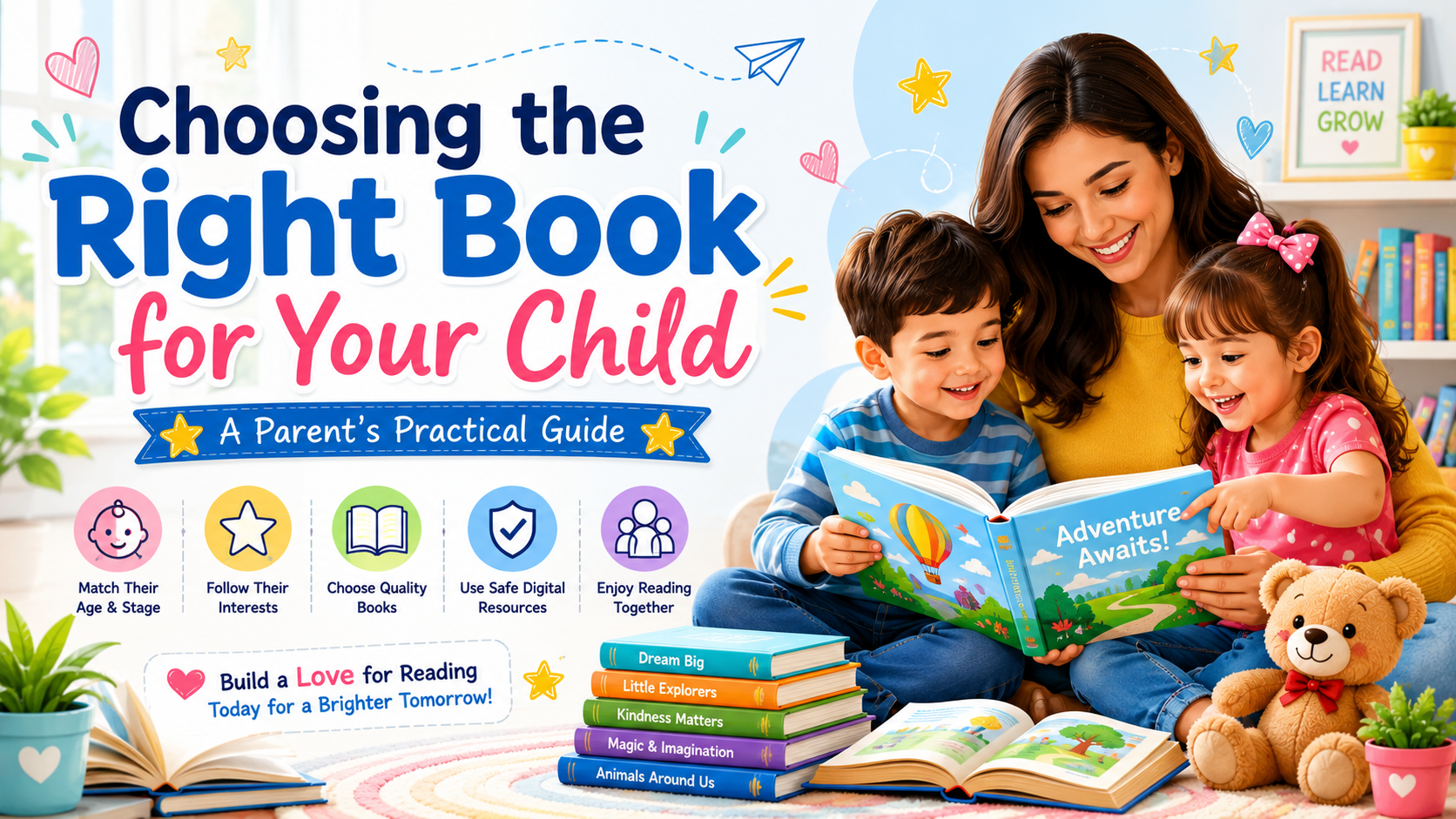 Free kids E-books - Choosing the Right Book for Your Child
