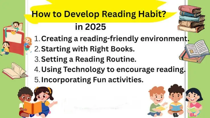 Free kids E-books - 5 Easy Ways to Build Reading Habits