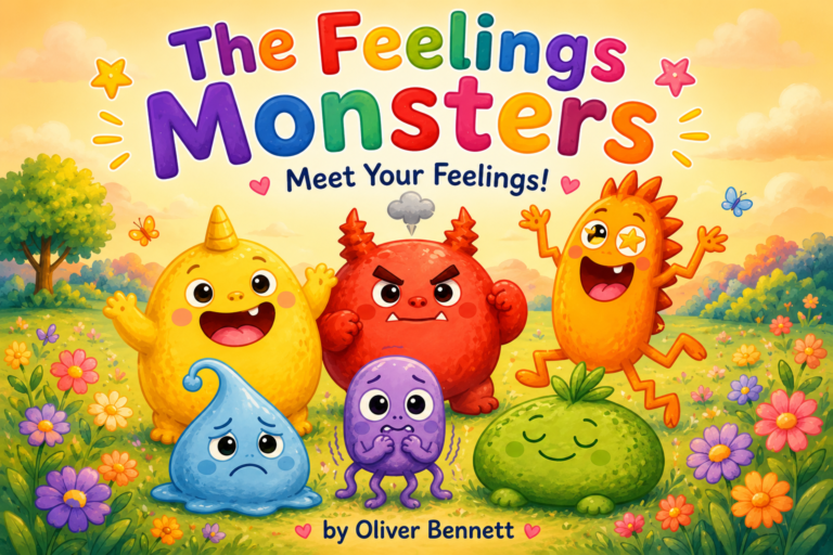 The Feelings Monsters free kids picture book cover