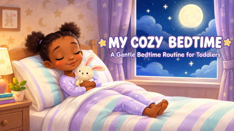 free bedtime book for toddlers — My Cozy Bedtime cover