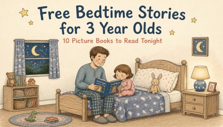 free bedtime stories for 3 year olds