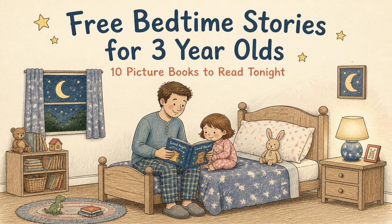 free bedtime stories for 3 year olds