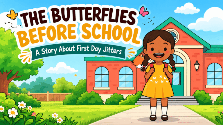 first day of school book for kids—The Butterflies Before School cover