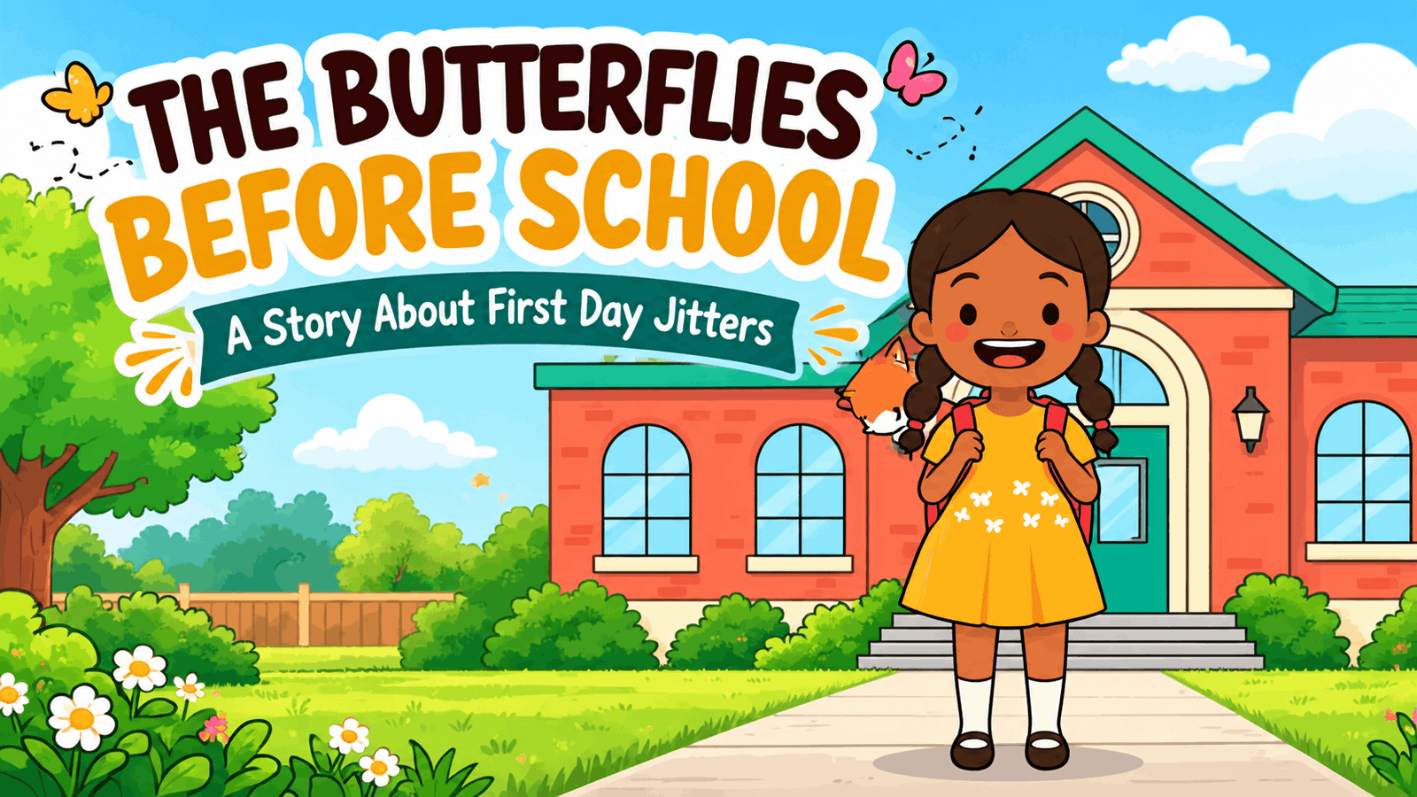 first day of school book for kids—The Butterflies Before School cover