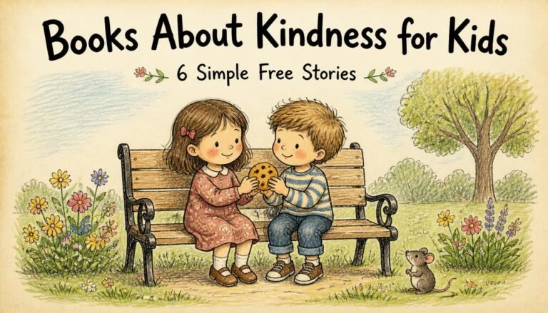 Two children sharing a cookie, illustrating books about kindness for kids