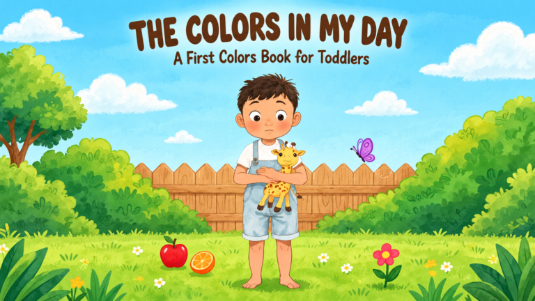 Cover of The Colors in My Day, a free colors book for toddlers
